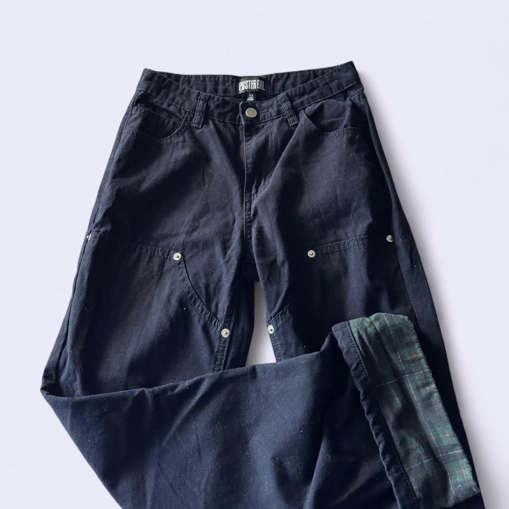 POSTER GIRL Trousers with Plaid